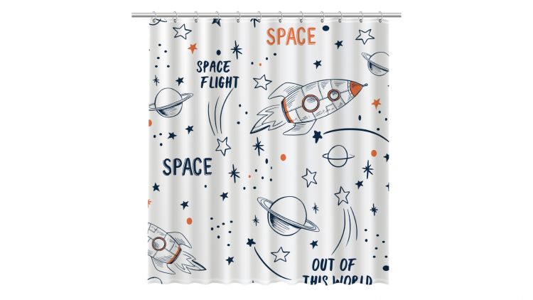 FX-2508 Шторка для ванной Fixsen "SPACE"