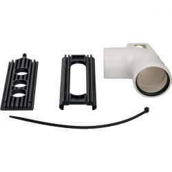 SCA-8080-121090 Элемент дымохода конденсац. угол 87° Ду80 м/п с кронштейном
