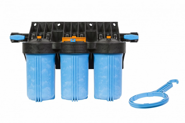 Корпус Джилекс 10BB 1" MT3 (тройной, с кранами)