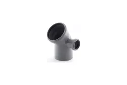 Отвод для внутренней канализации правый d110х45°х50 Valfex