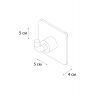 FX-93105 Крючок одинарный Fixsen "SQUARE"