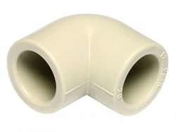 Угольник PPR 90° d20 серый Ekoplastik