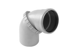 Отвод поворотный для внутренней канализации d50 Valfex