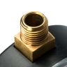 Термоманометр радиальный 80/10, t=120°С, подключение нижнее 1/2" (STOUT)