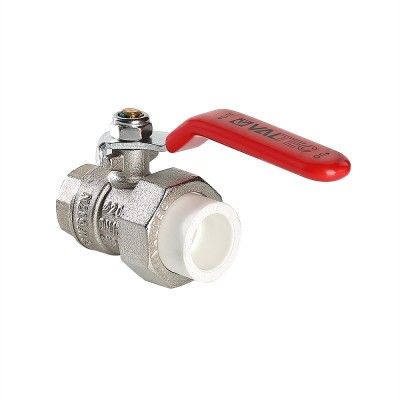 Кран шаровой латунный с переходом на полипропиленовую трубу 20x1/2" Valtec VTp.742.0.02004