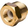 Термоманометр радиальный 80/6, t=120°С, подключение нижнее 1/2" (STOUT)